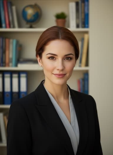 AI Academic headshot example