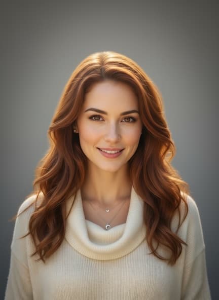 Female Actor AI headshot example