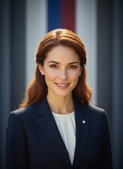 Female Government AI headshot example