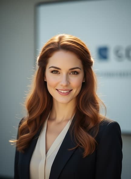 Female Speaker AI headshot example