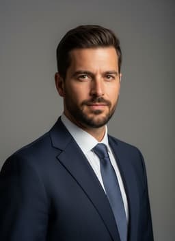 Male Lawyer AI headshot