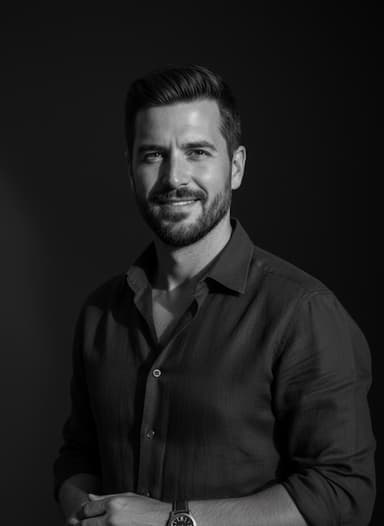 Fine Art B&W AI portrait style